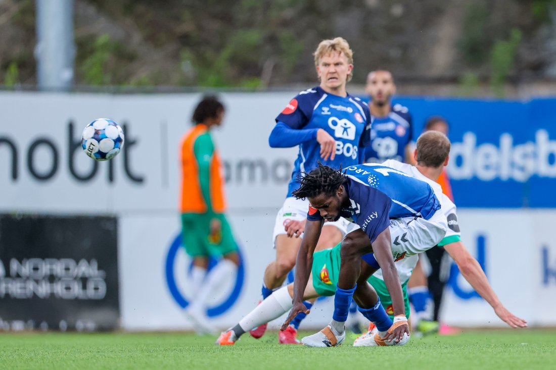 <em>Moussa måtte ut med skade i andre omgang. Foto: Geir Olsen / NTB</em>