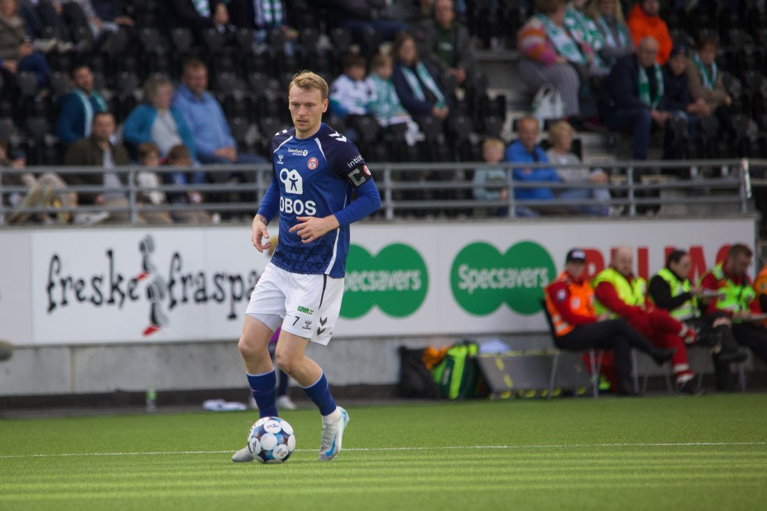<em>Robin styrte stort sett det som skjedde på Briskeby, men kapteinen klarte ikke å styre oss inn til tre poeng. Foto: Guttorm Lende</em>