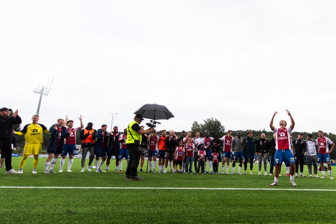<em>Vi håper på flere store kvelder på Ekeberg, som denne da vi slo Strømsgodset i fjor. Foto: Annika Byrde / NTB</em>