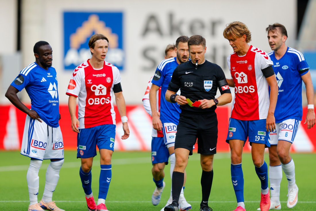 <em>Jacob Blixt Flaten ble straffet meget hardt etter to situasjoner med armbruk. Foto: Svein Ove Ekornesvåg / NTB</em>