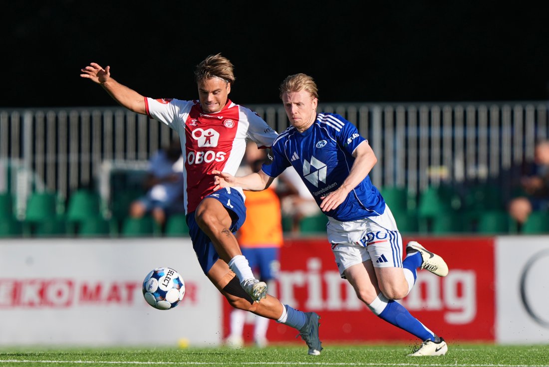 <em>Teodor Berg Haltvik gjorde er godt innhopp. Foto: Terje Pedersen / NTB</em>