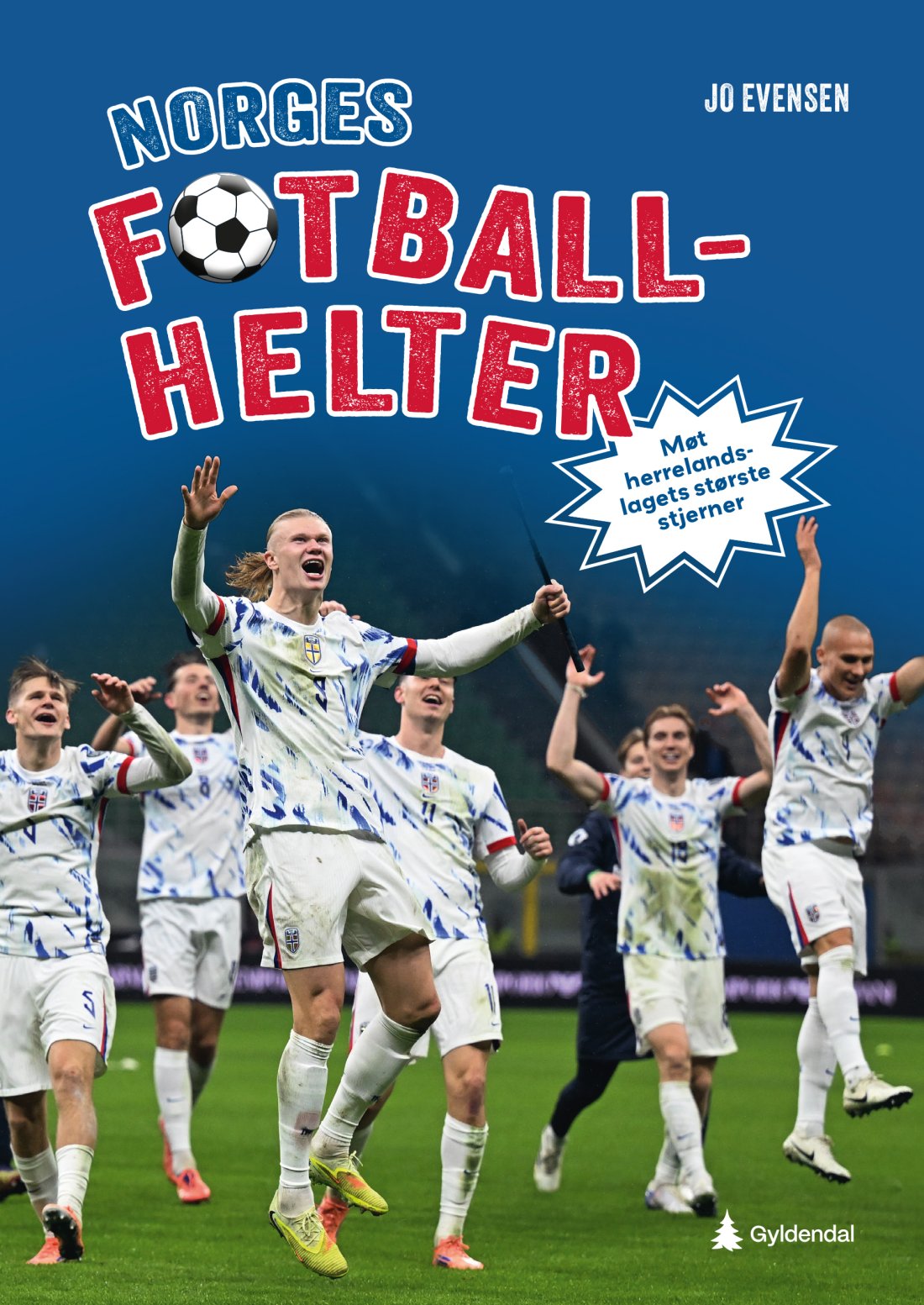 Quizmaster Jo Evensen er aktuell med denne boka som har unge fotballfans som sin målgruppe.